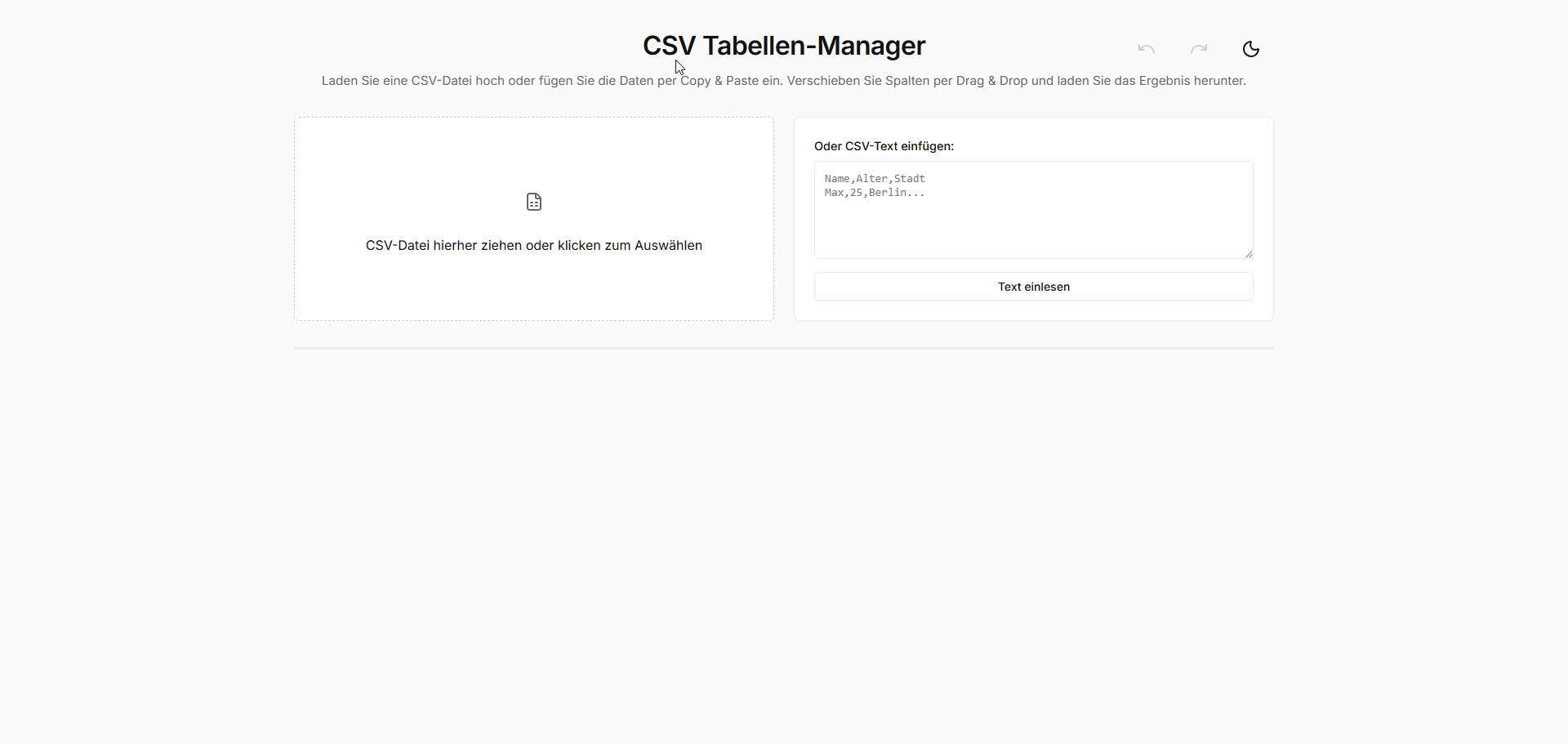CSV Tool